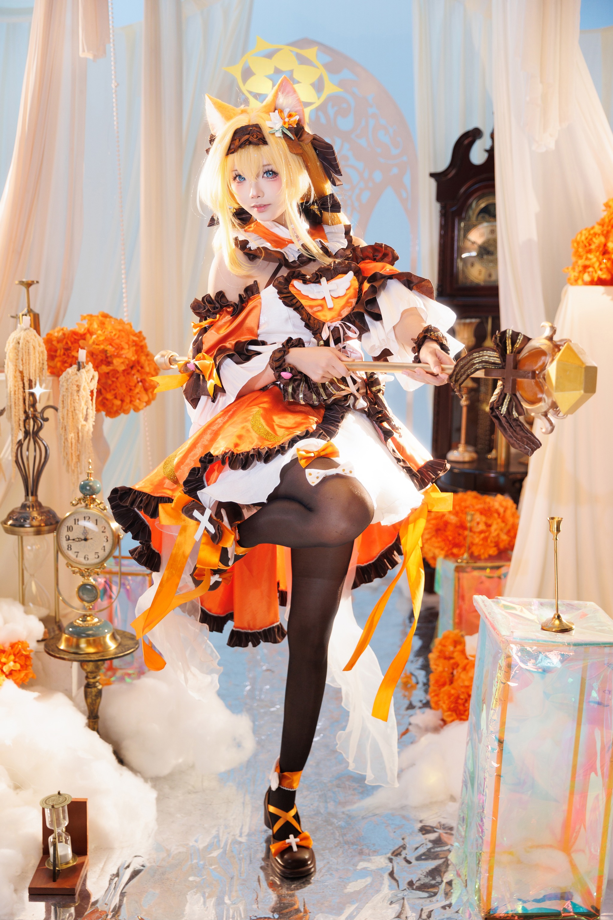 图片[1]-艾西Aiwest – NO.027 蔚蓝档案伊落玛丽 魔法少女 [38P]-XikXak